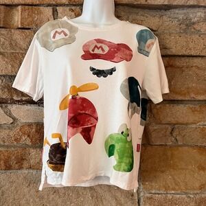 Uniqlo x Nintendo UTGP Super Mario Bros Artsy Oversized T Shirt Size XS